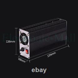 12V 24V 30A ADJ Super Fast Charger 4 Li-ion LiFePo4 Battery House Car Forklift