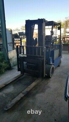 12,000# Hyster E120XL 36V Electric Forklift 189 3-Stage withSS & 36V Charger