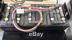 12-125-13 24volt FORKLIFT BATTERY RECONDITIONED tested, serviced, clean & wrty