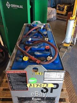 12-125-15 Used Enersys Forklift Battery Tested, Cleaned, and Work Ready