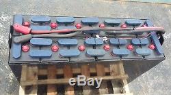 12-125-17 24volt FORKLIFT BATTERY FULLY SERVICED, tested, clean & READY TO GO
