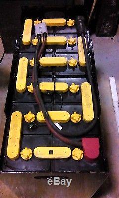 12-85-13 24 volt FORKLIFT BATTERY RECONDITIONED tested & serviced. GOOD cond