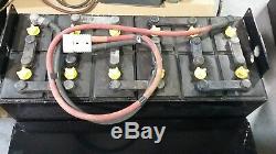 12-85-13 24 volt FORKLIFT BATTERY tested & serviced. GREAT CONDITION. 510/680AH
