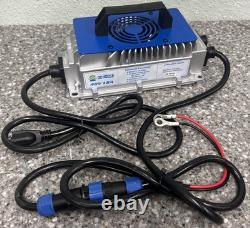 18A 48V Golf Cart Lithium LiFePO4 Battery Trickle Smart Charger Forklift Ship