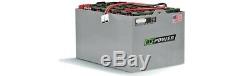 18-100-17 Repower Reconditioned Electric Forklift Battery 36v 38L, 20W, 25.5H
