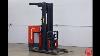 1998 Raymond Easi 4000 Lb Reach Truck Fork Lift With Battery Charger