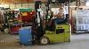 1999 Clark Tmg12 Electric Forklift With Charger