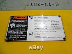 1 HYSTER W60Z LIFT TRUCK 6,000LB MAX With 24V BATTERY CHARGER 48 HOUR RUN TIME
