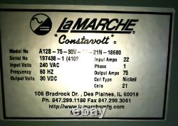 1 NEW LaMARCHE A12B-75-30V-B1-21N-18680 Ser. 16 ConstaVolt BATTERY CHARGER NIB