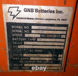 1 Used Gnb Ferrocharger Gtc6-600s1 Industrial Battery Charger 12v Make Offer