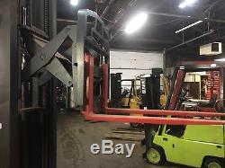 2008 Raymond Forklift Reach Truck 4500lb 268 Lift With Battery & Charger