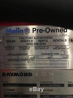 2012 Certified Raymond Reach EASi-R45TT withnew battery & charger, 4442 hrs