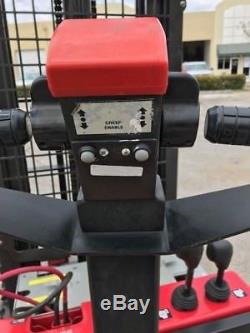 2012 Raymond electric walkie stacker walk behind with 24 volt battery and charger
