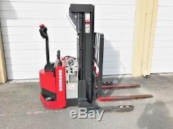 2017 Raymond electric forklift, walkie stacker, 2019 battery, 229 hrs, withcharger