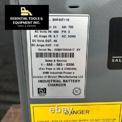 2022 GNB EHF 48V Forklift Battery Charger EHF48T110 High Frequency 3-Phase 480V