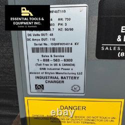 2022 GNB EHF 48V Forklift Battery Charger EHF48T110 High Frequency 3-Phase 480V