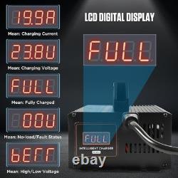 24V 20A Forklift Battery Charger, 24 Volt Forklift Charger Smart Automatic 24V