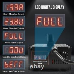 24V 20A Forklift Battery Charger, 24 Volt Forklift Charger Smart Automatic 24V