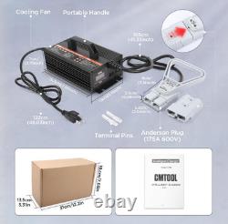24V 20A Forklift Battery Charger Smart LCD Auto for Pallet Jack Golf Cart