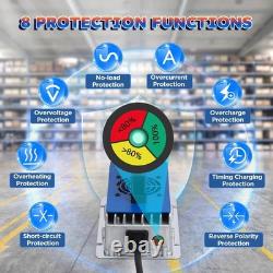 24V 20A Forklift Battery Charger with 16FT Cable for Electric Pallet Jacks