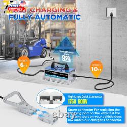 24V 20A Forklift Battery Charger with 16FT Cable for Electric Pallet Jacks NEW