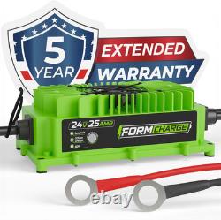24V 25A Battery Charger for Genie, JLG, Skyjack, Forklift & More