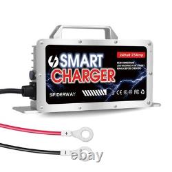 24V 25Amp LifePO4 Lithium Battery Charger for Forklift Pallet Jack Scissor Lifts