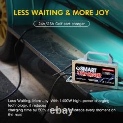 24V 25Amp LifePO4 Lithium Battery Charger for Forklift Pallet Jack Scissor Lifts