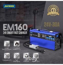 24V 30A Battery Charger Forklift Battery Charger Fully Automatic Smart Chargr J3