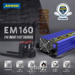 24V 30A Battery Charger Fully-Automotic Electric Pallet For Forklift Golf cart