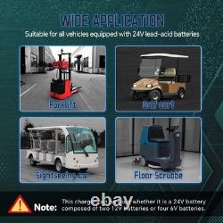 24V 30A Forklift Battery Charger 24 Volt 30 AMP Smart Charging with Tempera