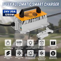24V 30A Forklift Battery Charger 24 Volt 30 AMP Smart Charging with Temperatur
