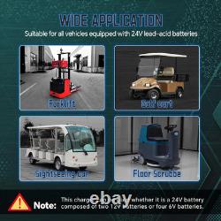 24V 30A Forklift Battery Charger 24 Volt 30 AMP Smart Charging with Temperatur