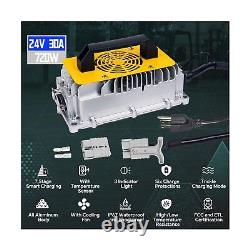 24V 30A Forklift Battery Charger 24 Volt 720W Smart Charging with Temperatu