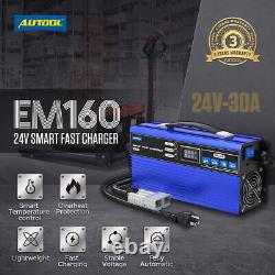 24V 30A Forklift Battery Charger EPallet Jack Club Car Lead-Acid Battery Charger