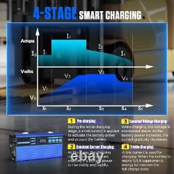 24V 30A Forklift Battery Charger Fully-Auto Smart Charger For Floor Scrubber LCD