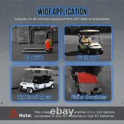 24V 30A Forklift Battery Charger Fully Automatic Charger for Golf Cart Lead-Acid