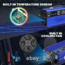 24V 30A Forklift Battery Charger, Fully-Automatic Electric Pallet Jack & Fork