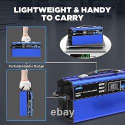24V 30A Forklift Battery Charger, Fully-Automatic Electric Pallet Jack & Fork