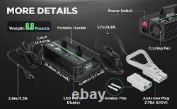 24V 30A Forklift Battery Charger Lead Acid Trickle Charger With Anderson Plug LCD