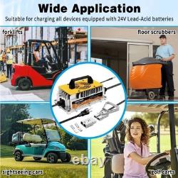 24V 30A Forklift Battery Charger Smart Trickle Charger for Lift Pallet Jack 2496