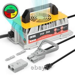 24V 30A Forklift Charger Lead-acid Battery Charger For Golf Car Floor Scrubber