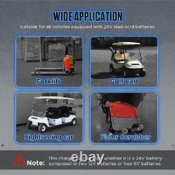 24V 30A Forklift Charger Lead-acid Battery Charger For Golf Car Floor Scrubber