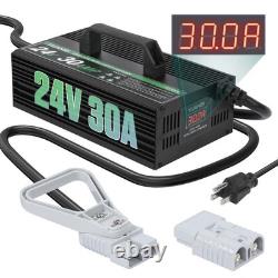 24V 30A Forklift & Lead Acid Battery Charger Smart Fast Charger withAnderson Plug