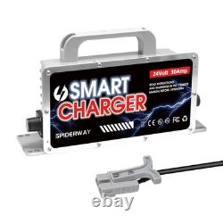 24V 30A Forklift Liuthium Battery Charger Anderson Plug for Toyota Hyster Crown