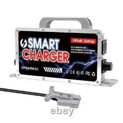 24V 30A Forklift Liuthium Battery Charger Anderson Plug for Toyota Hyster Crown