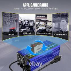 24V 30A Forklift Scrubber Fully Automatic Battery Charger For Lead-acid Battery