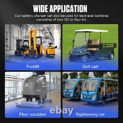 24V 30A Fully Automatic Forklift Golf Cart Battery Charger For Lead-Acid 110V