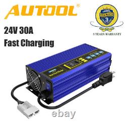 24V 30A Fully-Automatic Smart Charger Battery Charger For Golf Cart Forklift