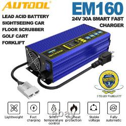 24V 30A Fully-Automatic Smart Fast Charger Forklift Lead Acid Battery Charger